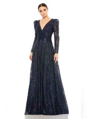 Mac Duggal Gorgeous MOB dress NWT Midnight